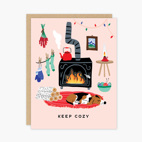 Cozy Hearth Holiday Card