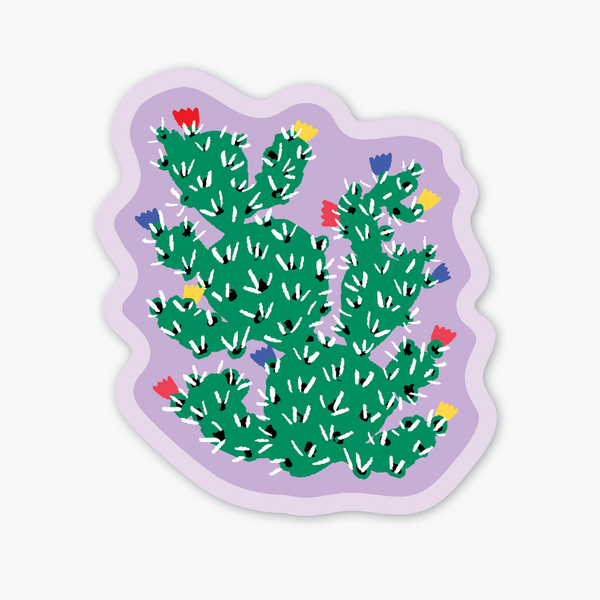 Colorful Cactus Sticker