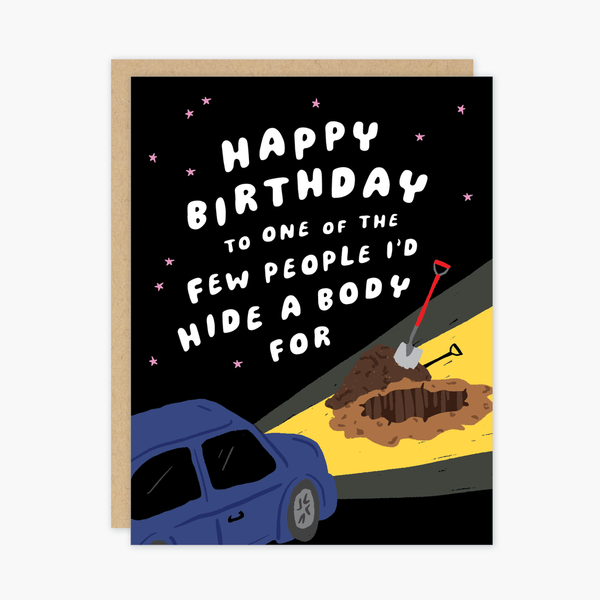 True Crime Birthday Card