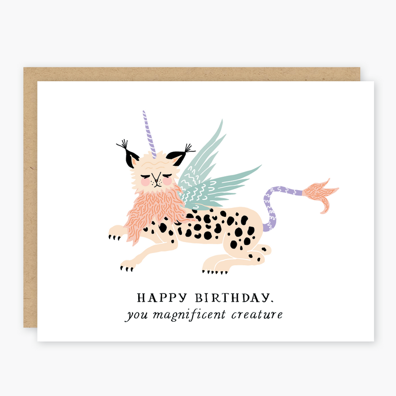 Birthday Creature Card