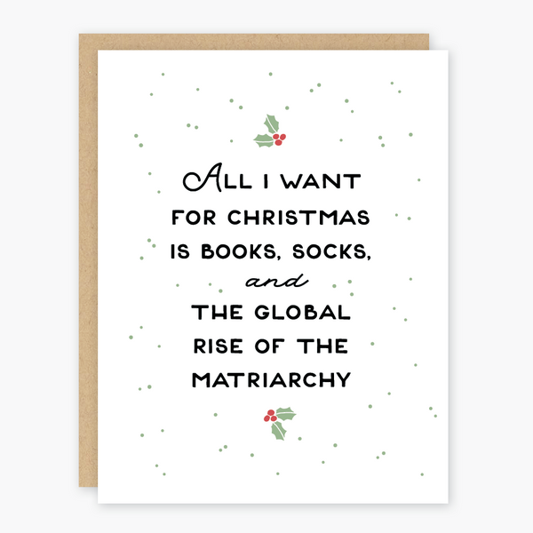 Rise of the Matriarchy Holiday Card