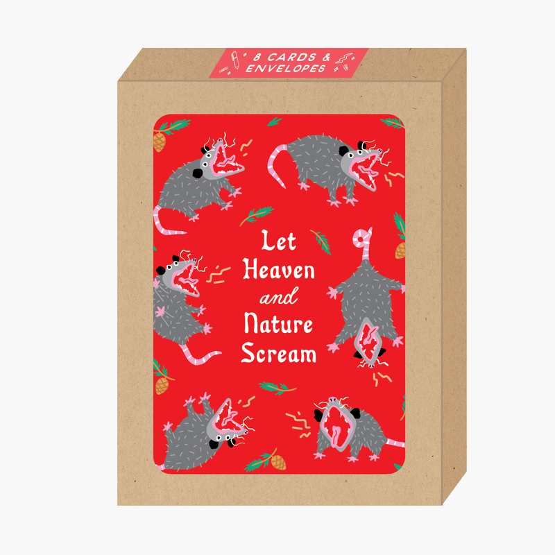 Nature Scream Holiday Card