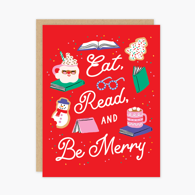 Eat Read Holiday Card