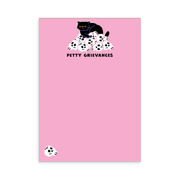 Petty Cat Skulls Notepad