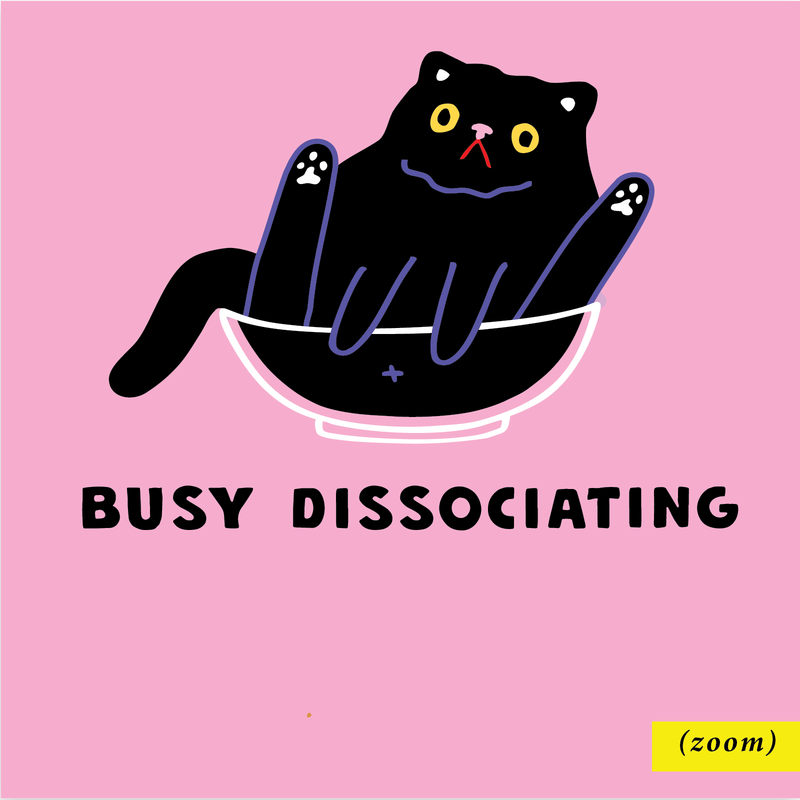 Dissociating Cat Notepad