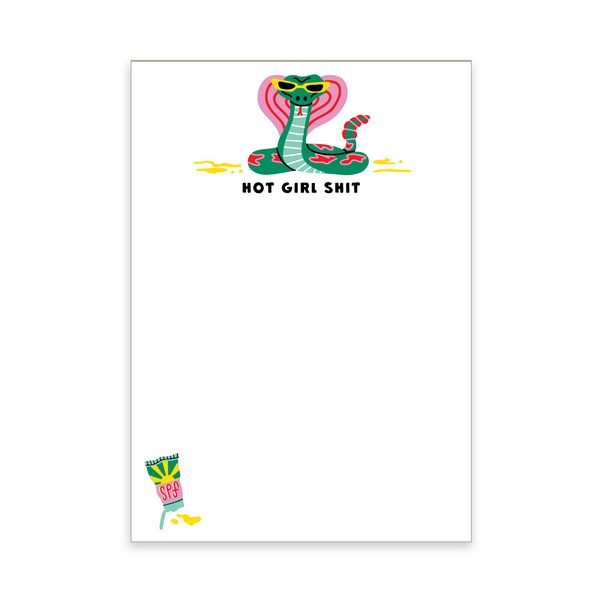 Snake Hot Girl Notepad