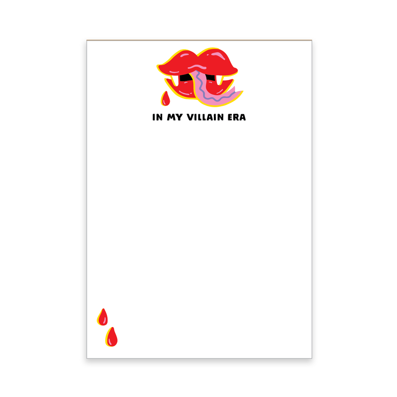 Villain Era Lips Notepad