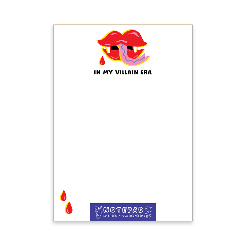 Villain Era Lips Notepad