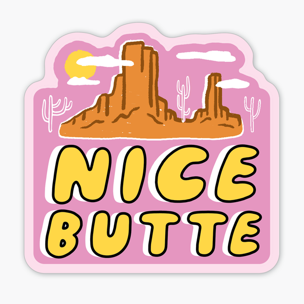 Nice Butte Sticker